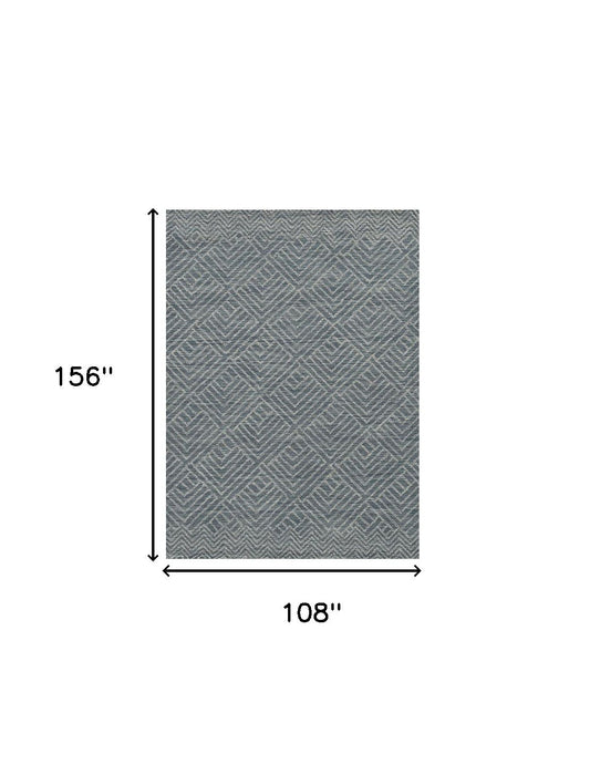108" x 156" Wool Rug - Denim
