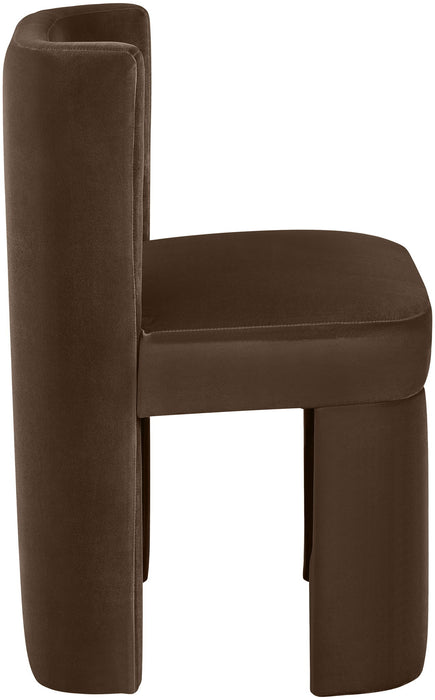 Zuno - Velvet Performance Fabric Upholstered Dining Chair (Set of 2)