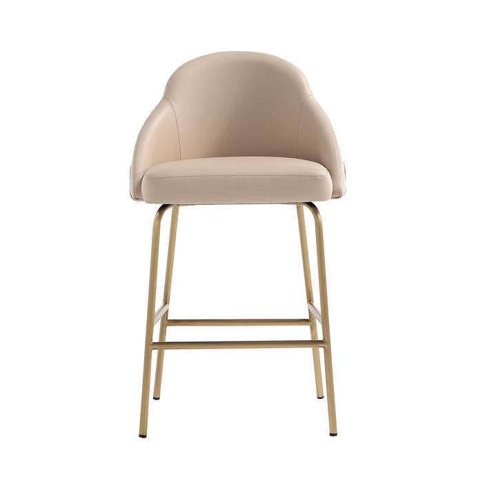 Manhattan Gracie - Counter Stool With Gold Base