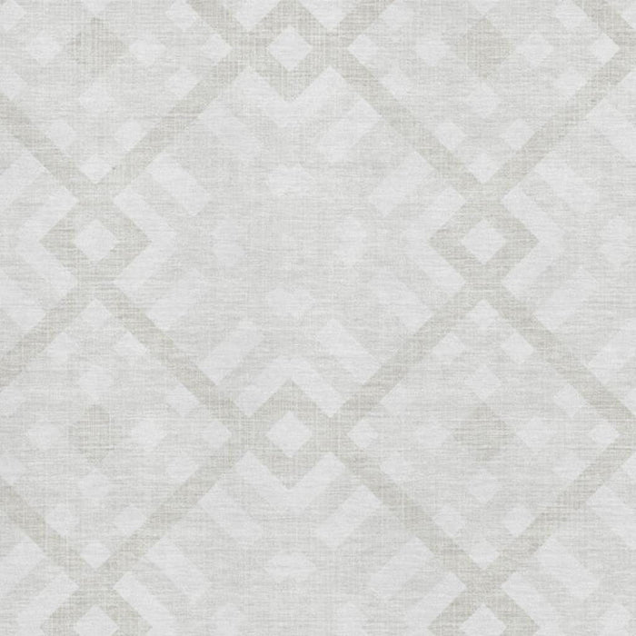 10' X 14' Geometric Washable Area Rug With UV Protection (651394) - Ivory / Beige
