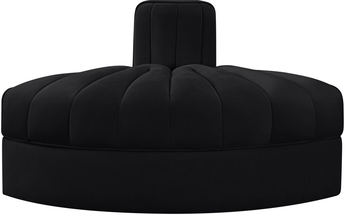Rummi - Velvet Performance Fabric Upholstered Modular Chair