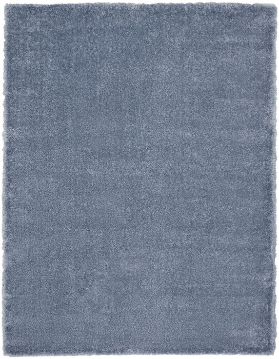8' X 10' Transitional Shag Area Rug - Blue