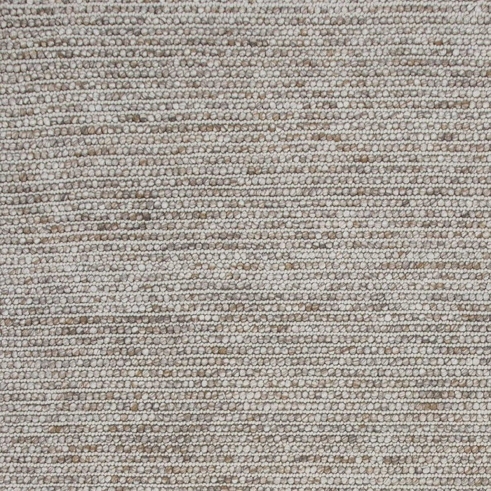 5' x 7' Wool Boucle Berber Style Area Rug - Natural