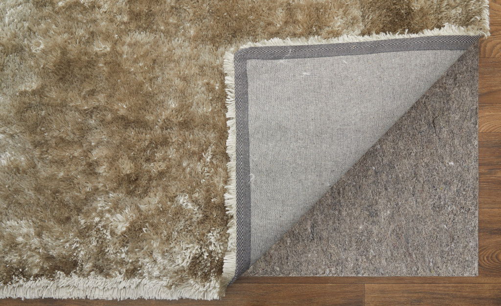 7' X 10' Shag Hand Tufted Area Rug - Gold