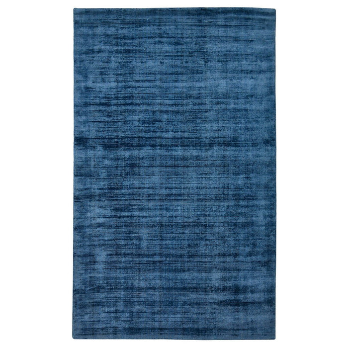 8' X 10' Striped Hand Woven Area Rug (570251) - Blue