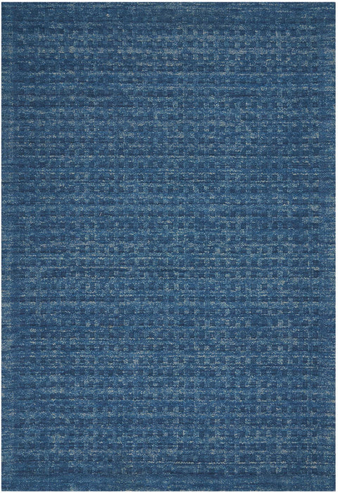 7' X 10' Wool Area Rug (553458) - Navy Blue
