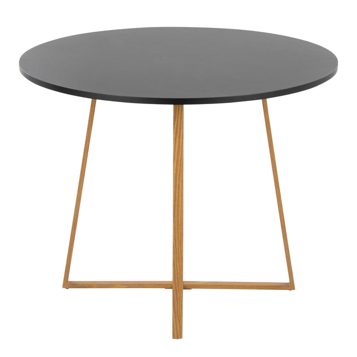 Cosmo - Dining Table - Natural Wood Metal Base