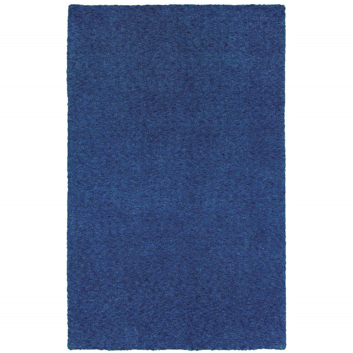 10' x 13' Shag Tufted Handmade Stain Resistant Area Rug - Deep Blue