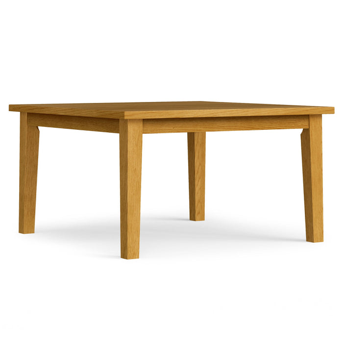 54" Wood Frame Base Square Dining Table - Oak
