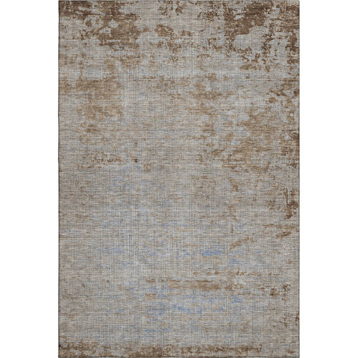 10' X 14' Abstract Washable Area Rug With UV Protection (707557) - Taupe / Beige