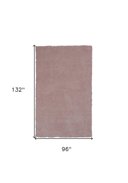 8' x 11' Hand Woven Area Rug - Rose Pink