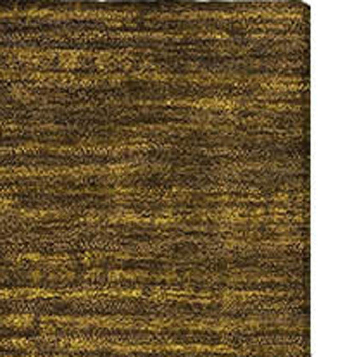 10' X 14' Geometric Washable Area Rug With UV Protection (700059) - Pewter / Gold / Brown