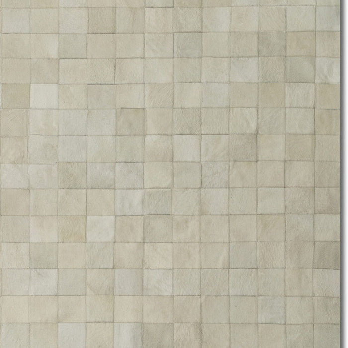 5' X 8' Cowhide Patchwork Area Rug (544480) - Off White