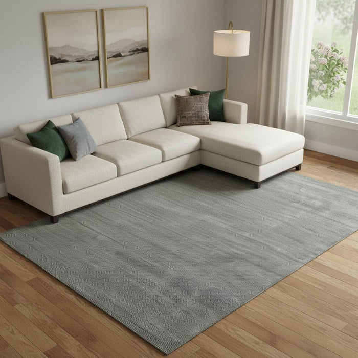 8' X 10' Hand Woven Area Rug (721548) - Black
