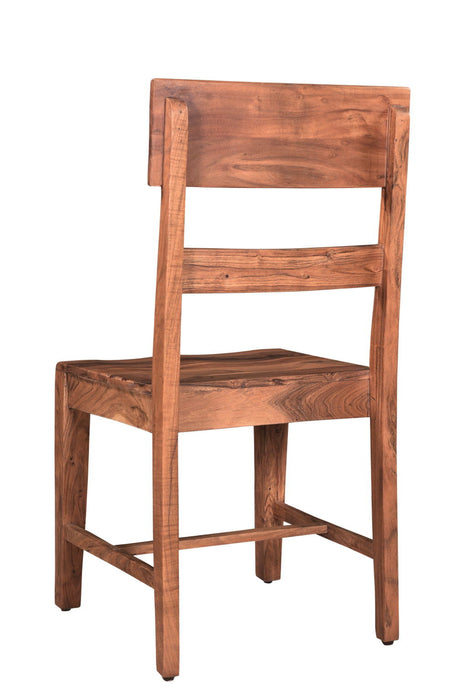 Wood Ladder Back Dining Side Chairs (Set of 2) - Brown
