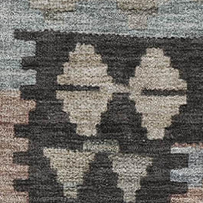10' X 14' Tribal Washable Area Rug With UV Protection (707983) - Taupe / Charcoal