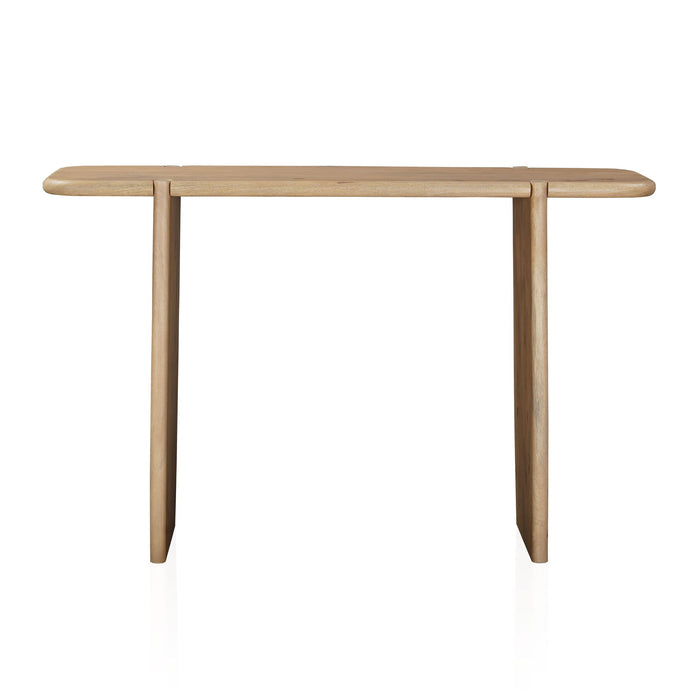 52" Solid Wood Solid Console Table - Brown