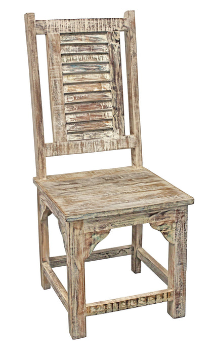 Wood Slat Back Dining Side Chairs (Set of 2) - Light Brown