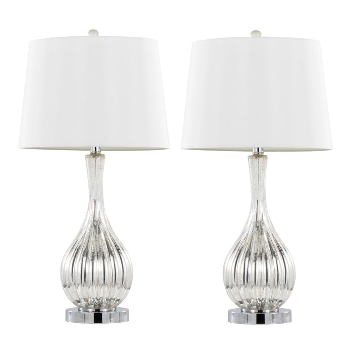 Jenny - 27" Glass Table Lamp (Set of 2)