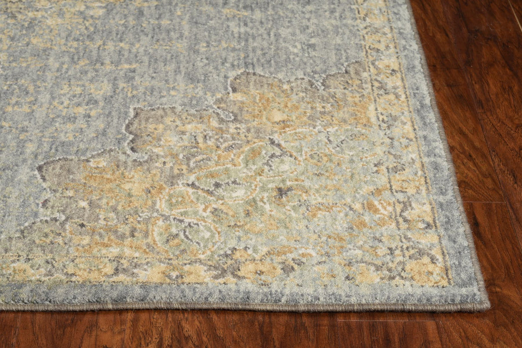 9' x 13' Wool Handmade Area Rug - Slate Gray