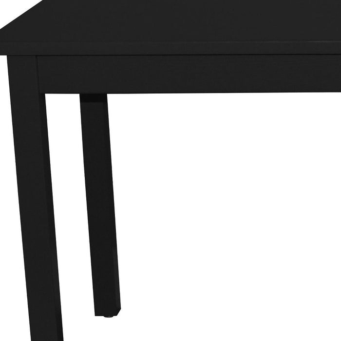 60" Solid Wood Dining Table - Black