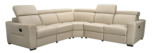 ESF reclining sectional with manual recliners, featuring plush cushions and modern design in a cozy living room setting.