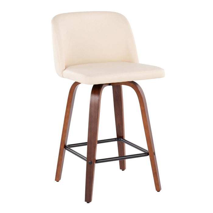 Tintori - Counter Stool With Square Footrest Set