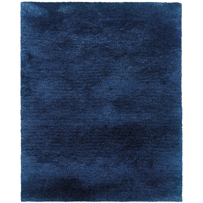 7' X 10' Shag Hand Tufted Area Rug (574447) - Blue