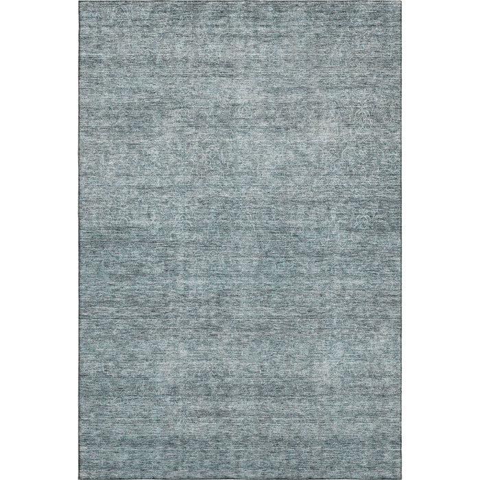 10' X 14' Abstract Washable Area Rug With UV Protection (687991) - Aqua / Beige