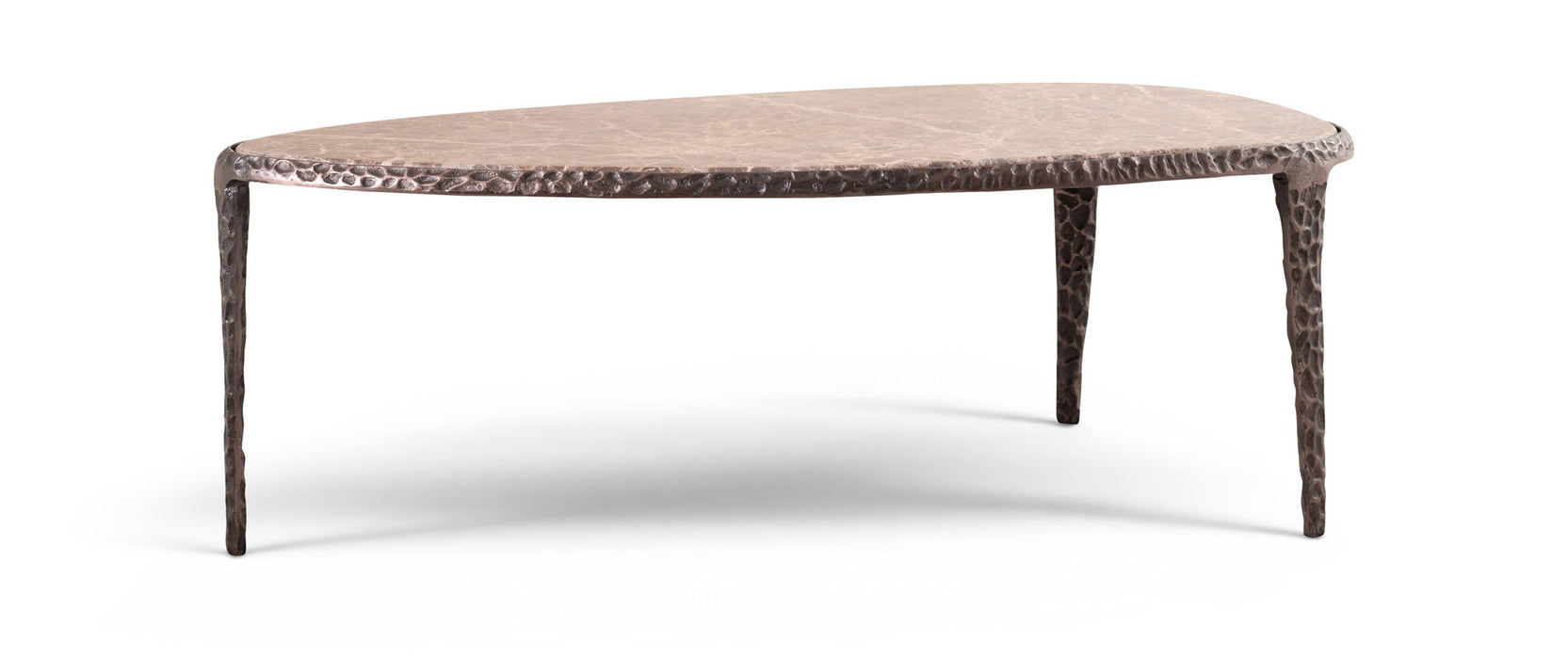Gild - Aluminum Base And Genuine Marble Top Table