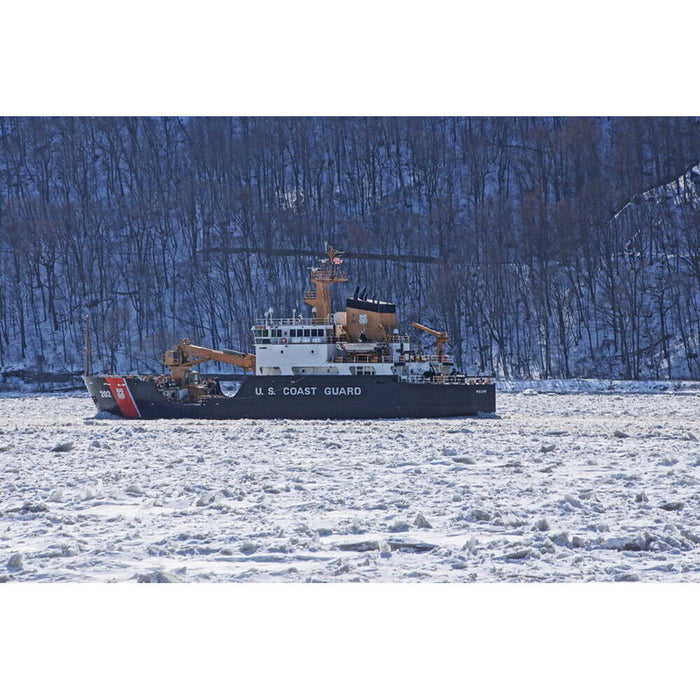 Hand Painted Model Boat (624548) - Black / White