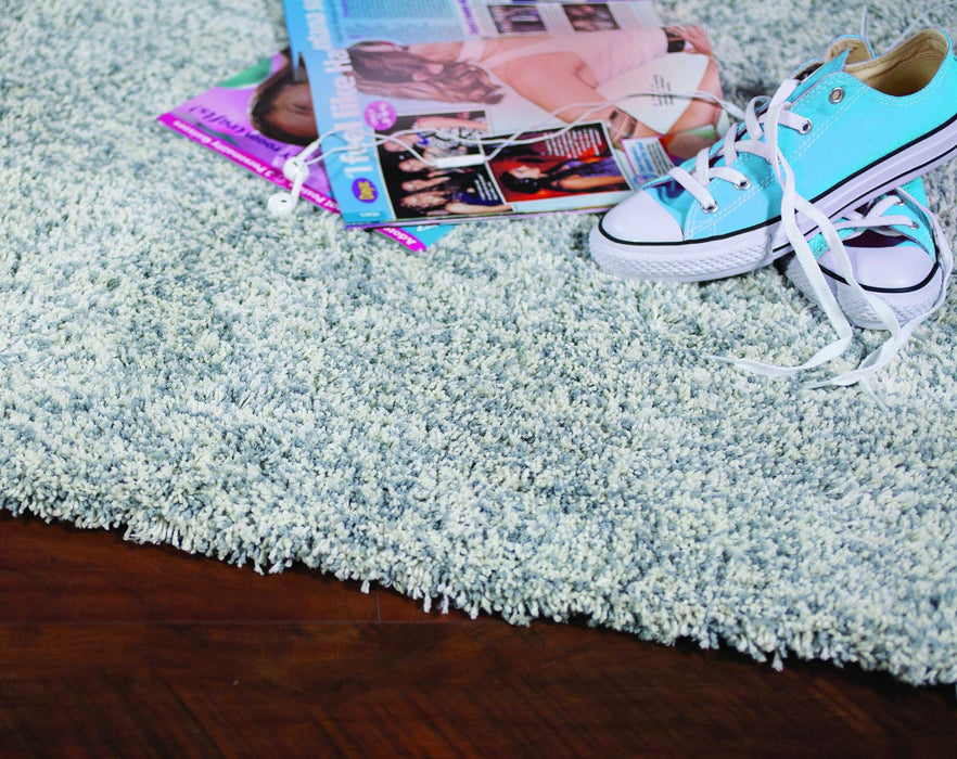 8' x 10' Polyester Heather Area Rug - Slate