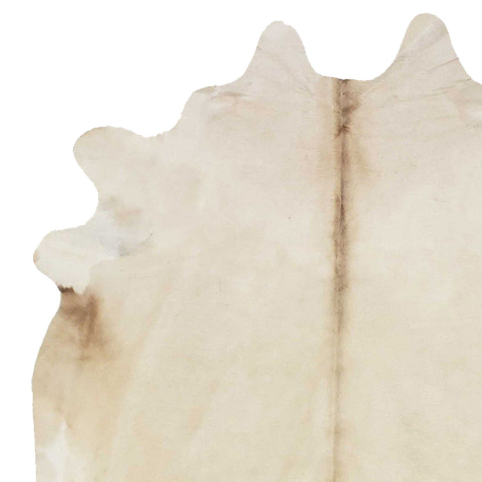 6' Brindled Natural Cowhide Rug - Blush