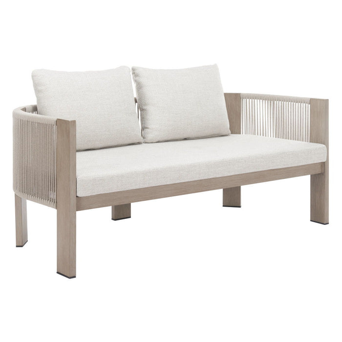 59" Polypropylene Sofa - Beige