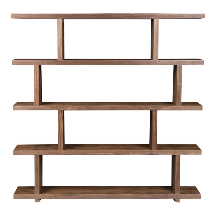 And Five Tier Bookcase - Brown / Natural