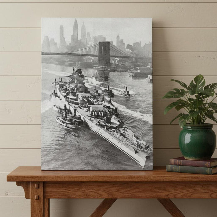 Hand Painted Model Boat (624294) - Gray