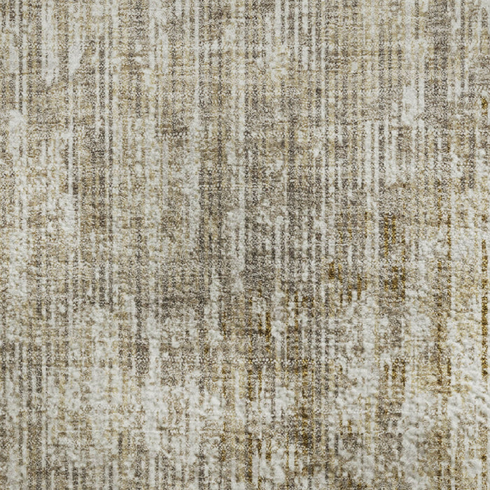 10' X 14' Geometric Washable Area Rug With UV Protection (710471) - Khaki / Beige