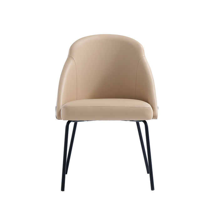 Manhattan Gracie - Dining Chair With Black Legs