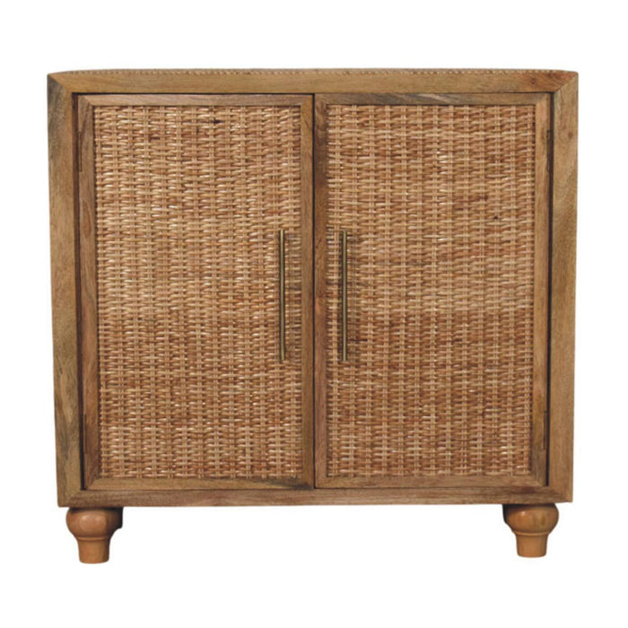 Round Accent Cabinet With Single Door (738387) - Brown