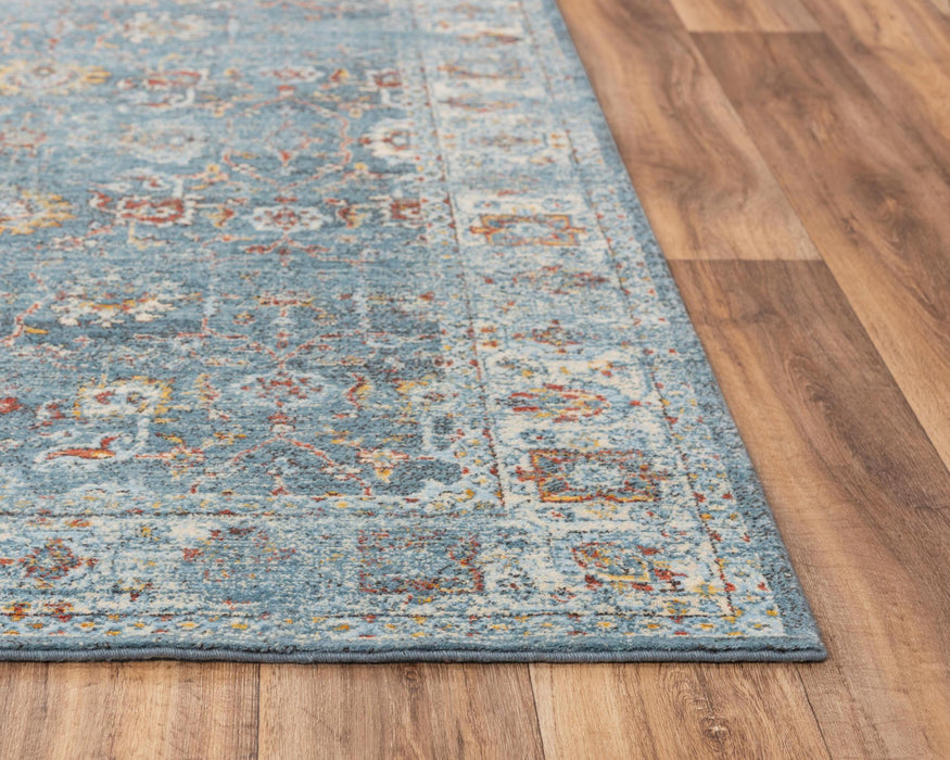 10' X 13' New Zealand Lambs Wool Oriental Hand Carved Handmade Area Rug (747864) - Ivory / Blue / Yellow