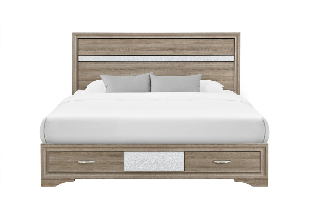 Seville - Full Bed - Brown / Natural