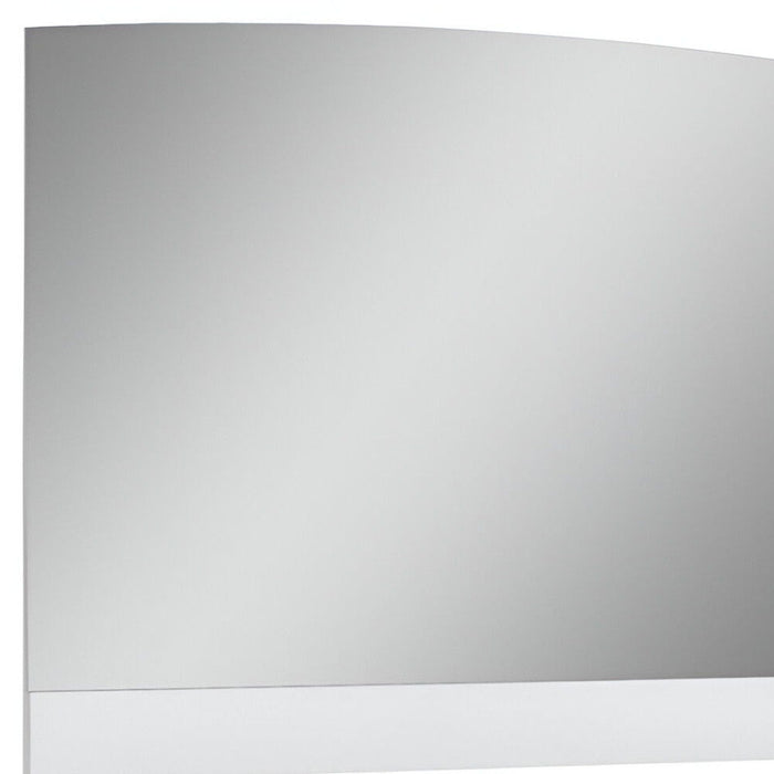 45" Framed Mounted Dresser Mirror - White
