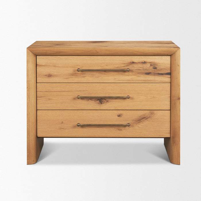 Accent Cabinet With Three Drawers - Brown