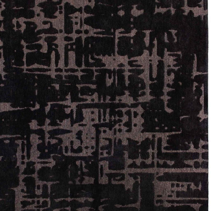 9' X 13' Abstract Washable Area Rug (548686) - Black / Gray