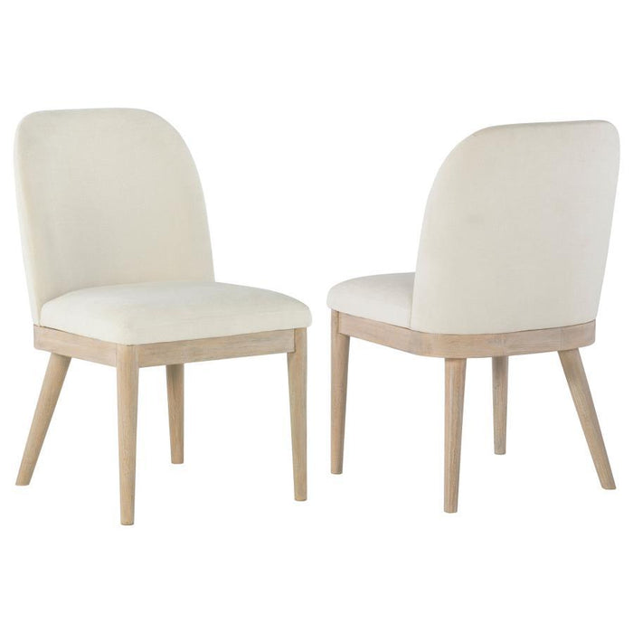 Solano - Upholstered Dining Side Chair (Set of 2) - Beige