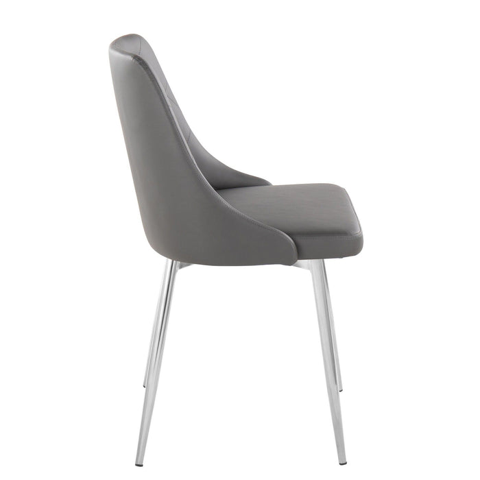 Marche - Chair (Set of 2) - Chrome Legs