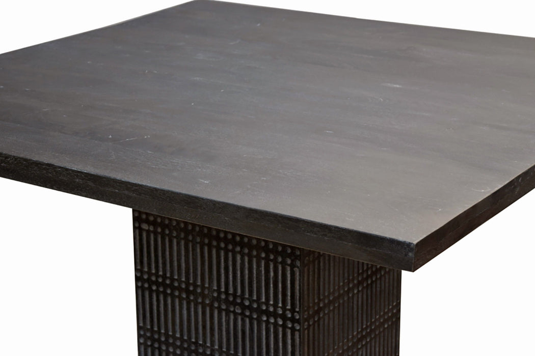 42" Solid Wood Dining Table - Brown