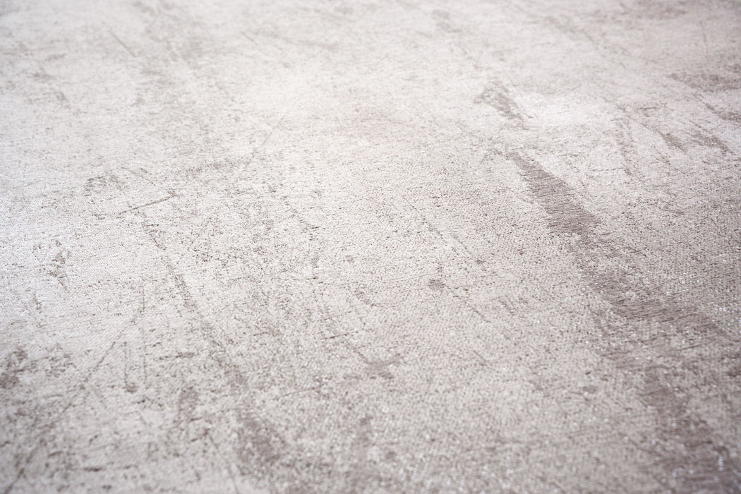 2' X 5' Abstract Washable Area Rug With UV Protection (609935) - Gray / White