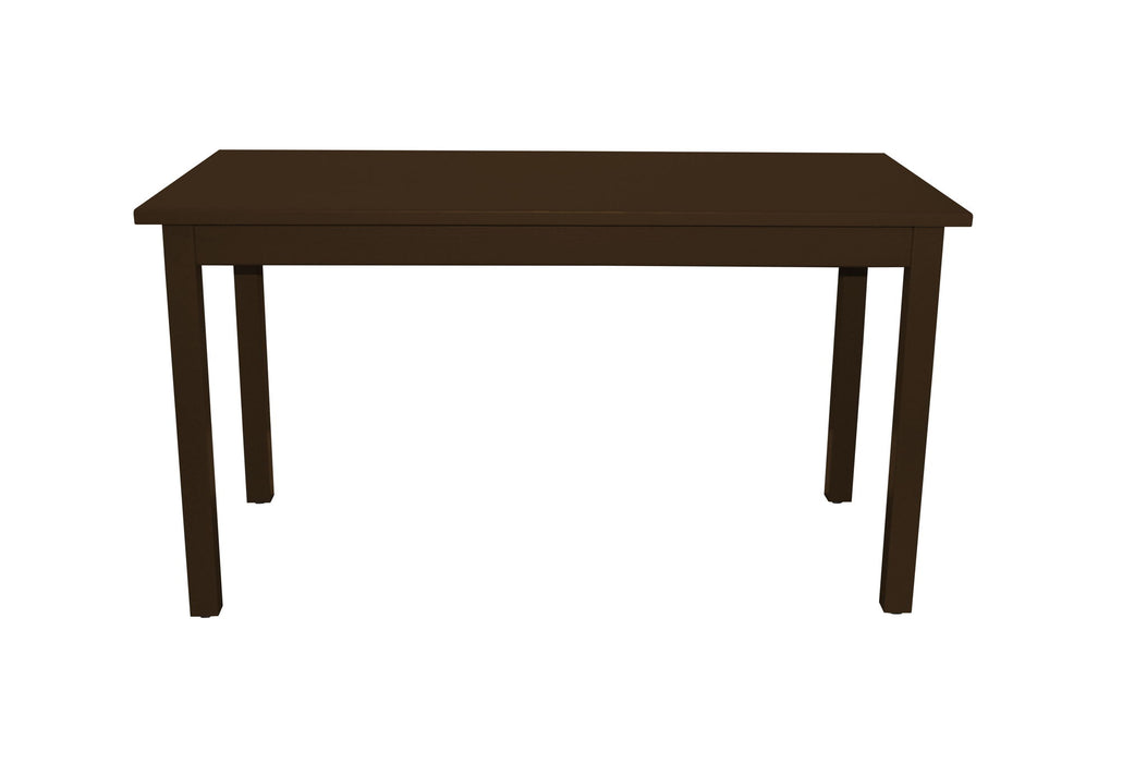 60" Solid Wood Dining Table - Coffee