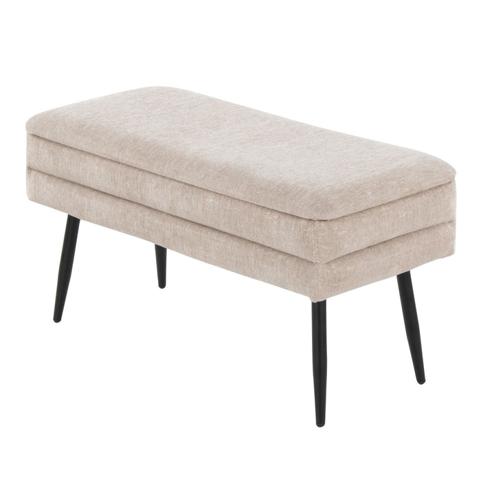 Neapolitan - Storage Bench - Black Metal